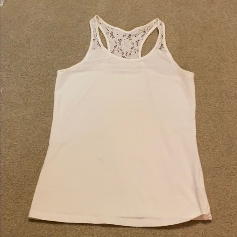 White tank top